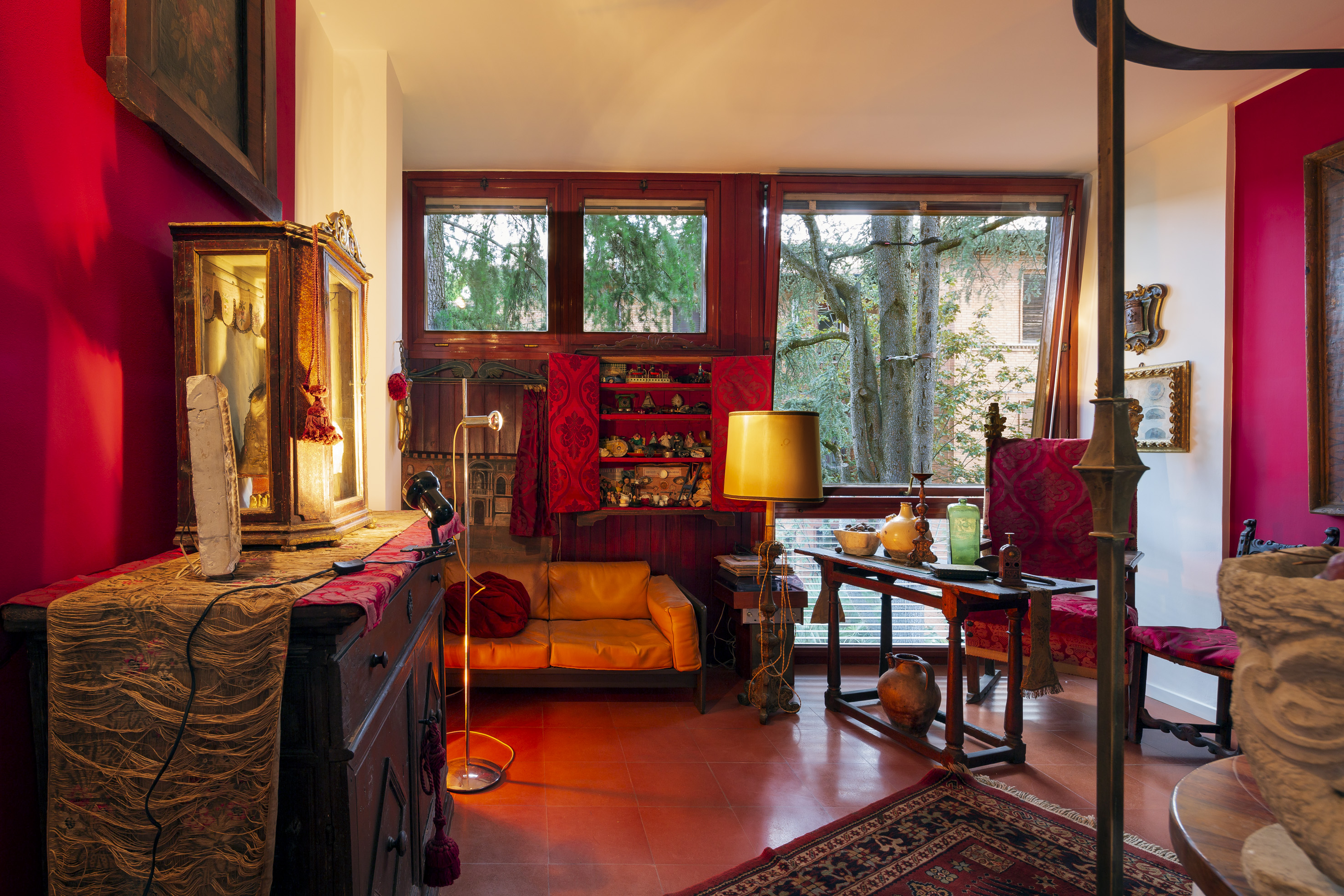 Ambiente interno della Casa Museo Renzo Savini