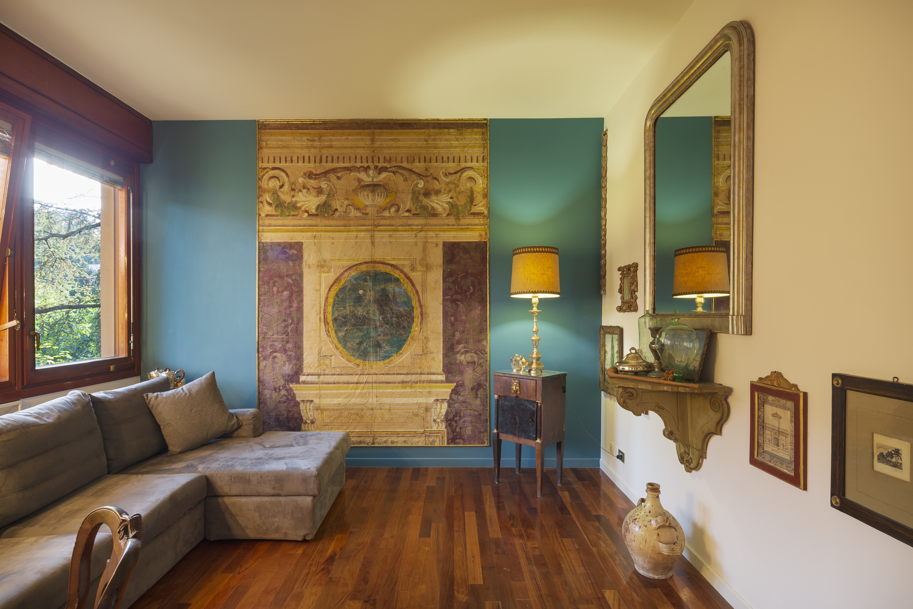 Dettaglio di una stanza della Casa Museo Renzo Savini